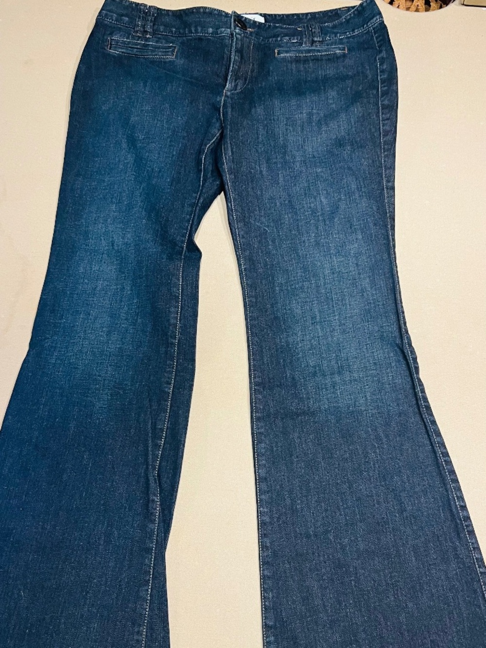 LOFT Denim Womens Flat Front Pants